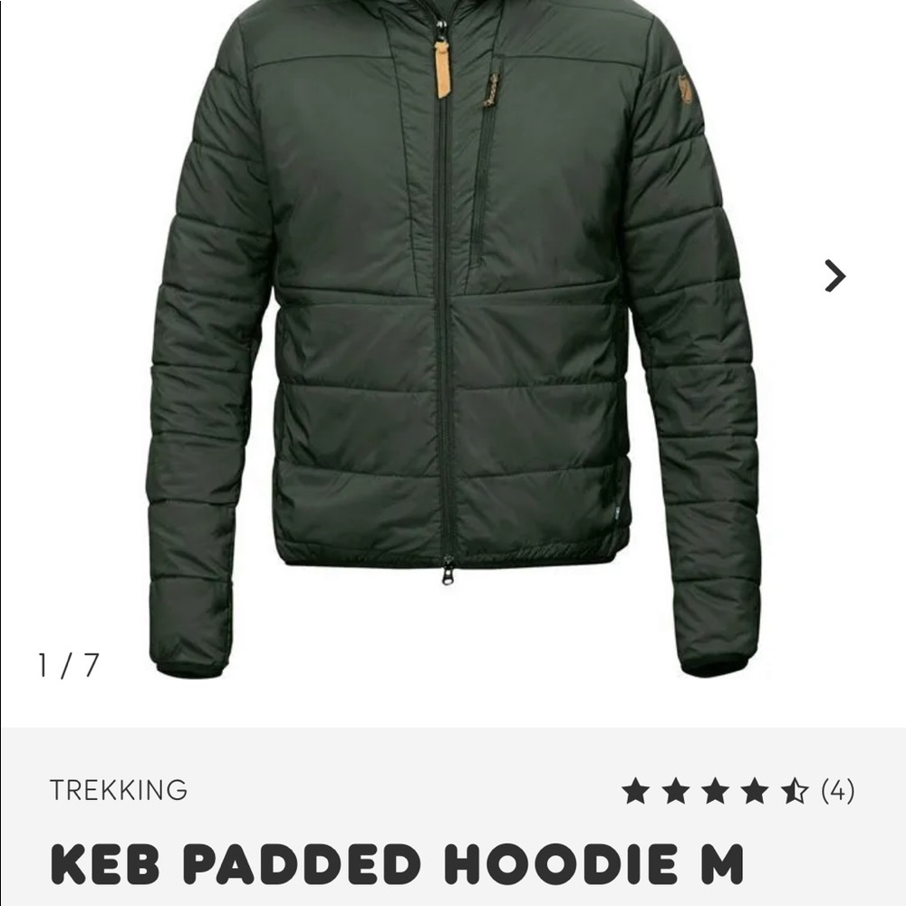 Fjall Raven KEB padded hoodie
